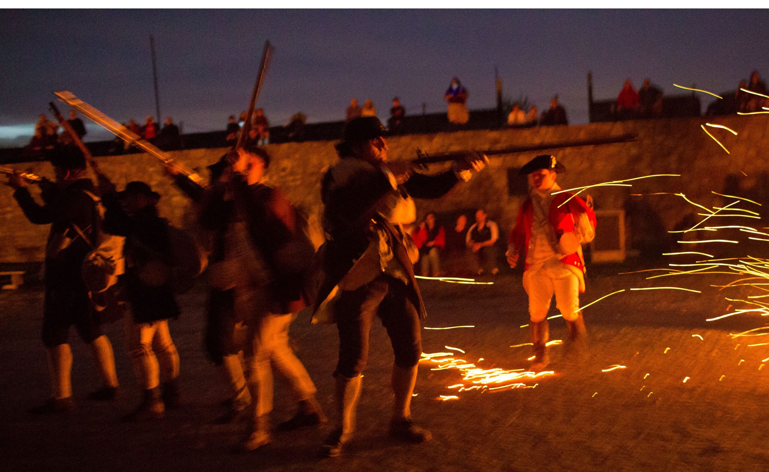 evening program at Fort Ticonderoga