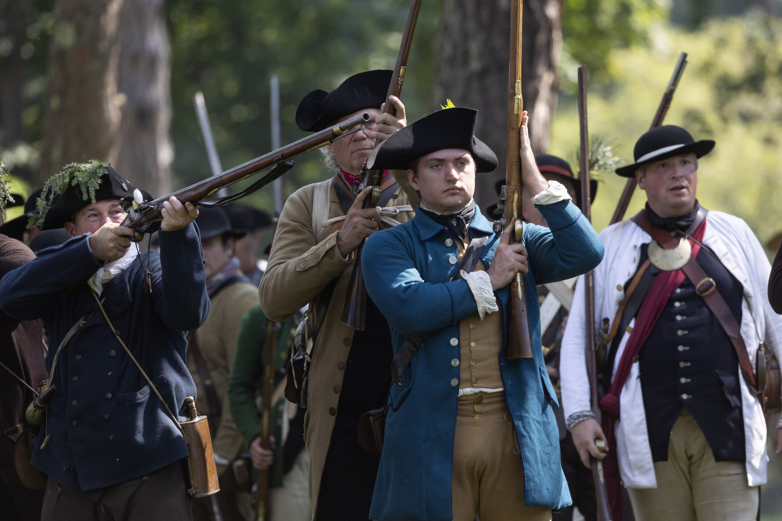 soldiers with muskets